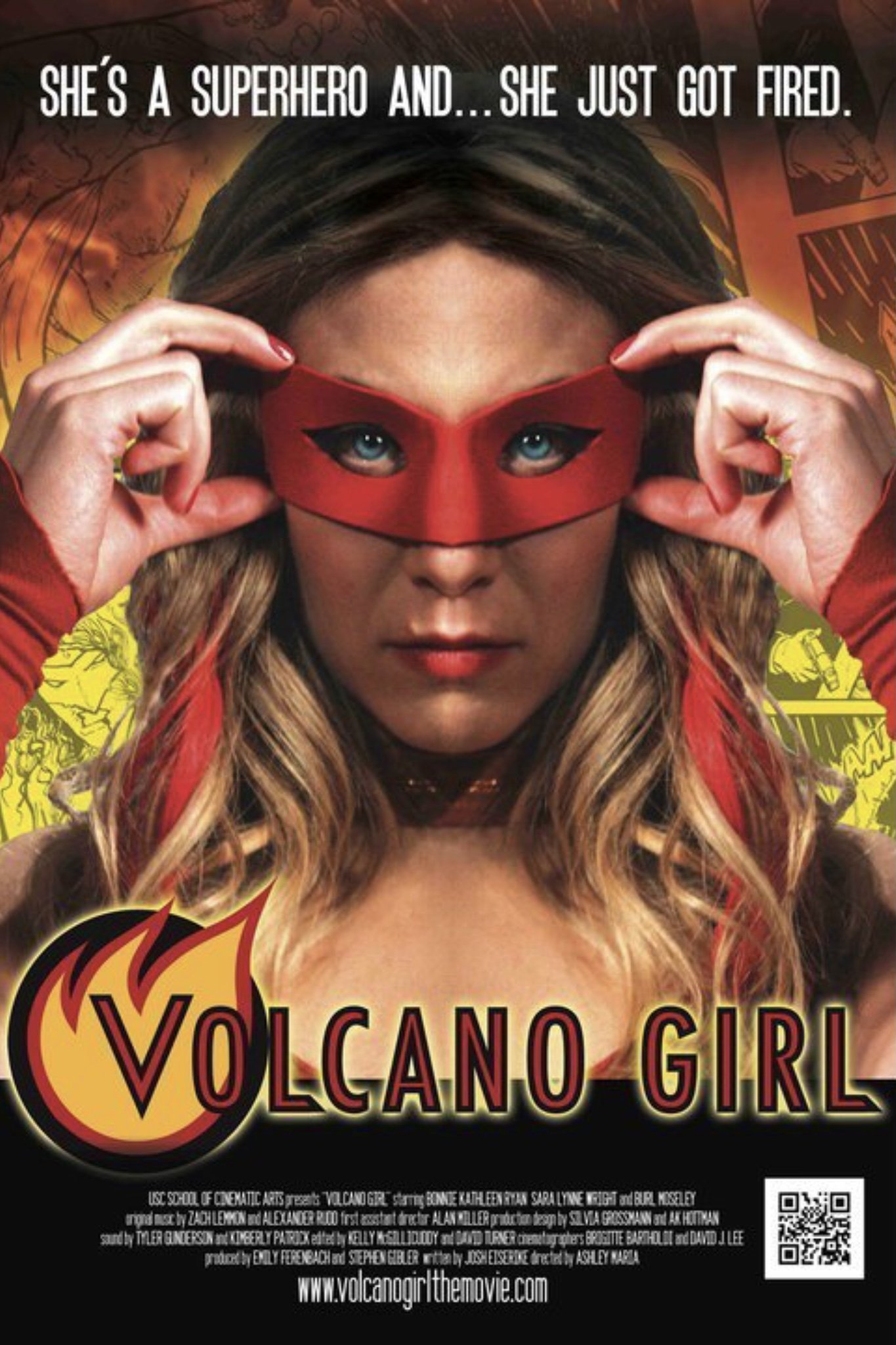 Постер Volcano Girl
